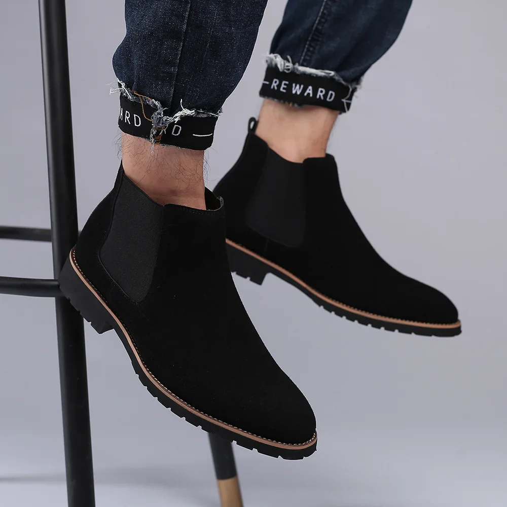 Men Ankle Boots British Style  - Suede Ankle Boot 리뷰 및 가격