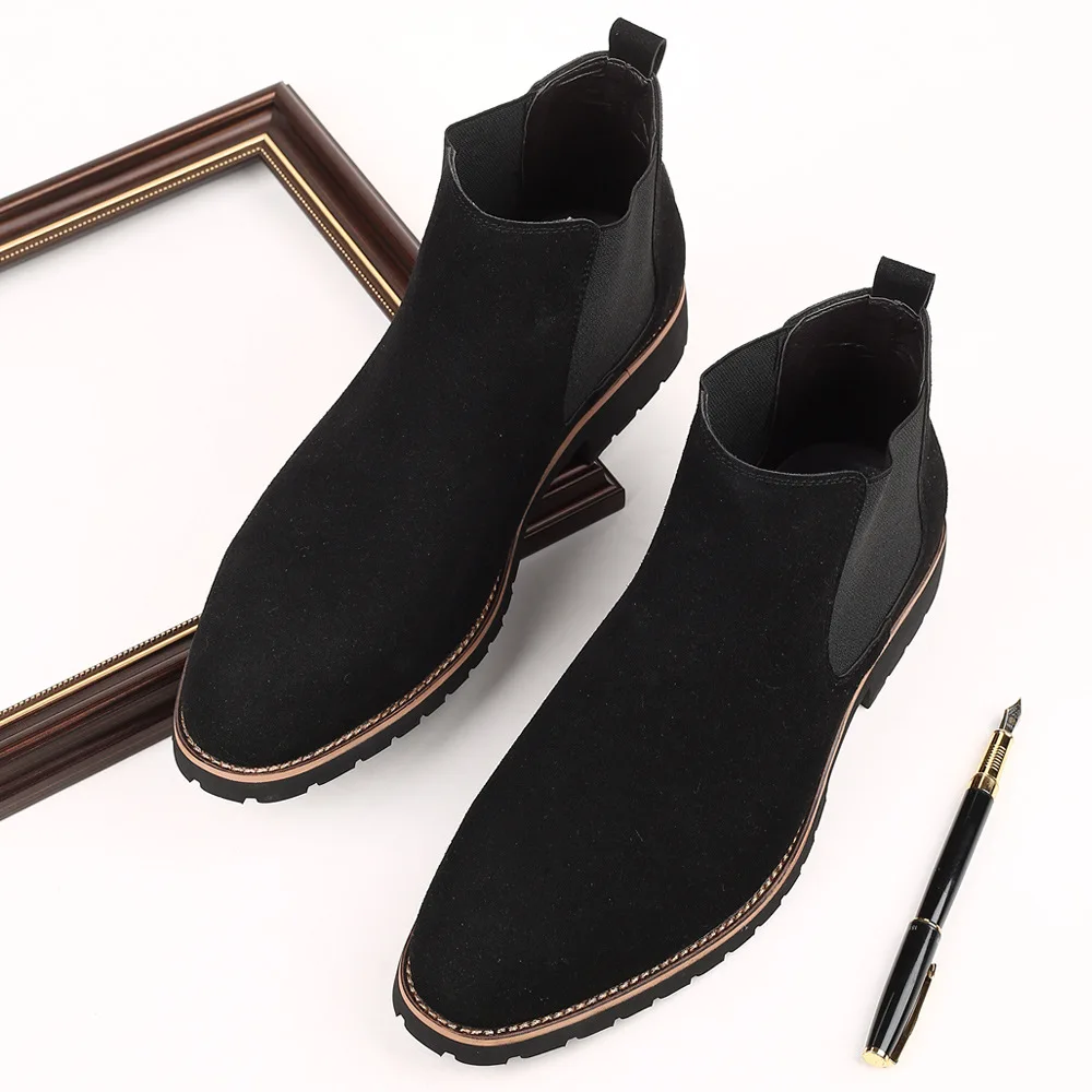 Men Ankle Boots British Style  - Suede Ankle Boot 리뷰 및 가격