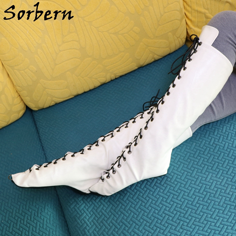 Sorbern White Ballet Heelless  - Women'S Shoes Vegan 리뷰 및 가격