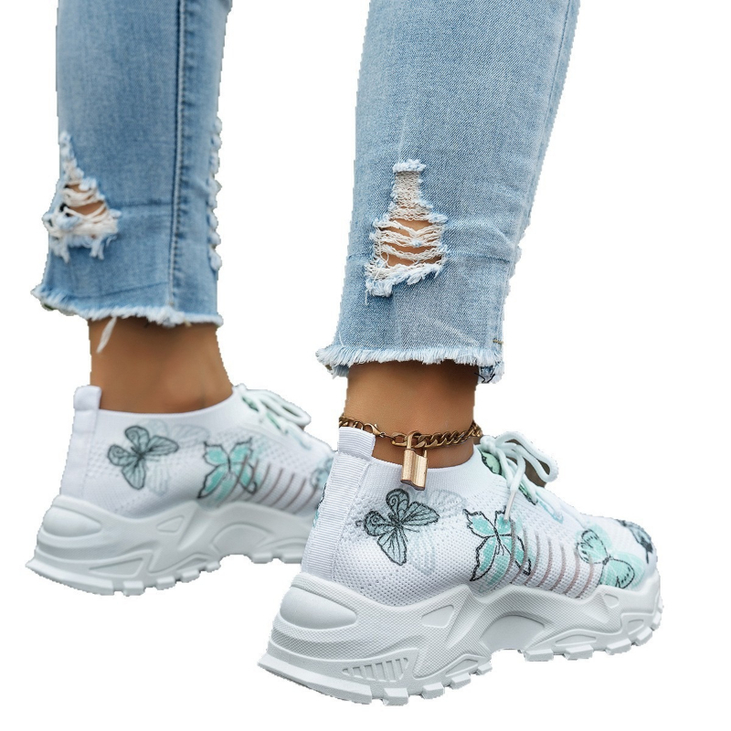 Women Butterfly Print Mesh Sne - Women Shoes Store 리뷰 및 가격