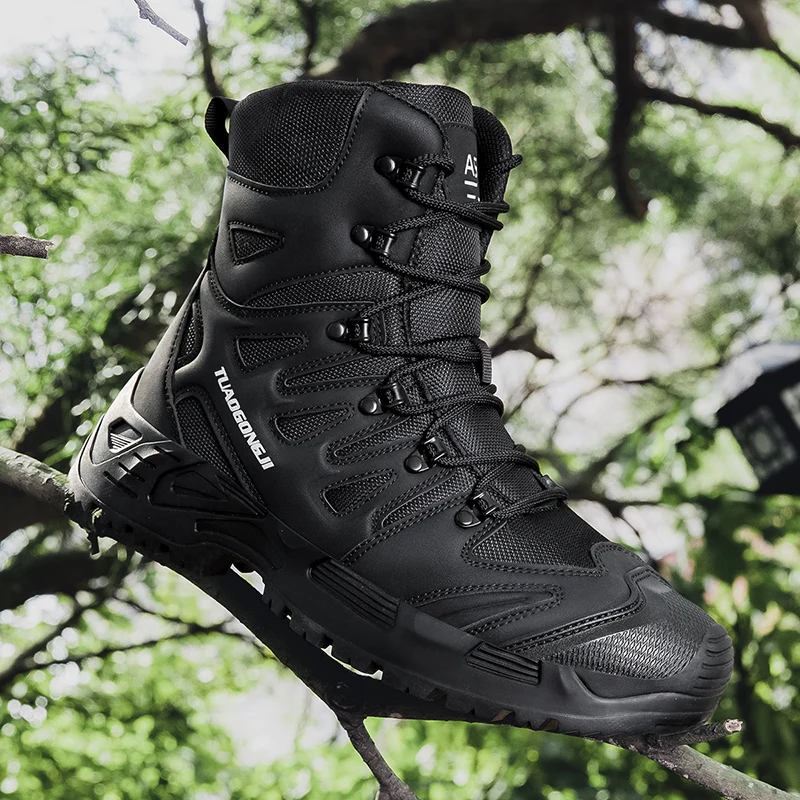 Men's Outdoor Hiking Tactical  - Suede Ankle Boot 리뷰 및 가격