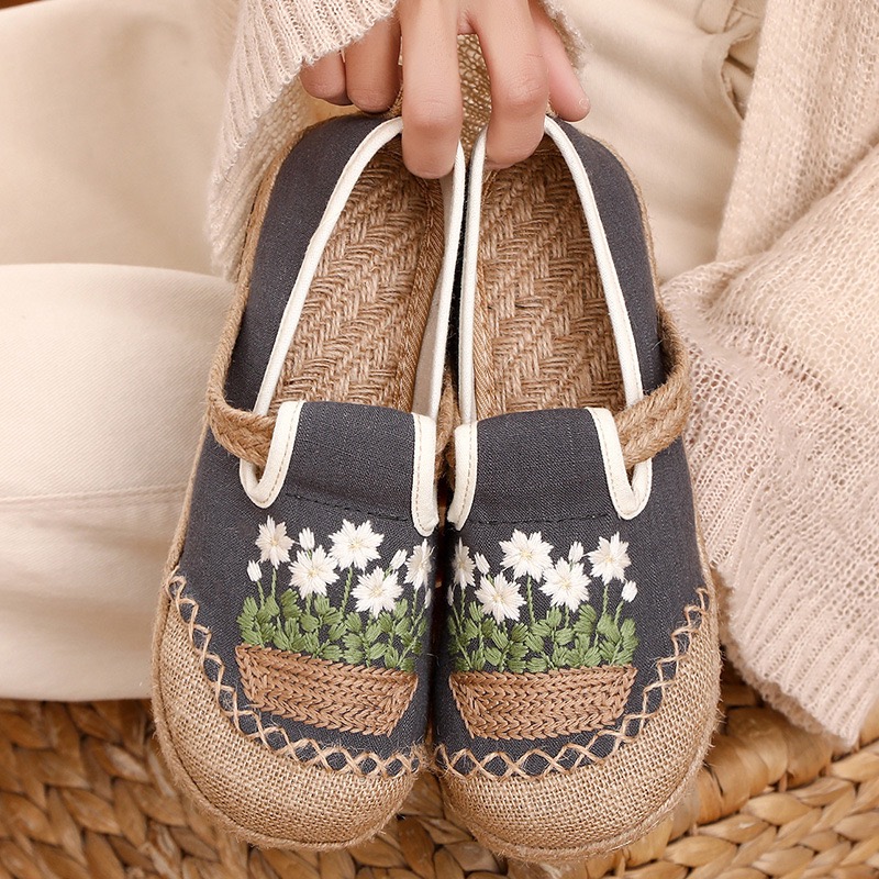 Veowalk Flowers Embroidered Wo - Women'S Shoes Vegan 리뷰 및 가격