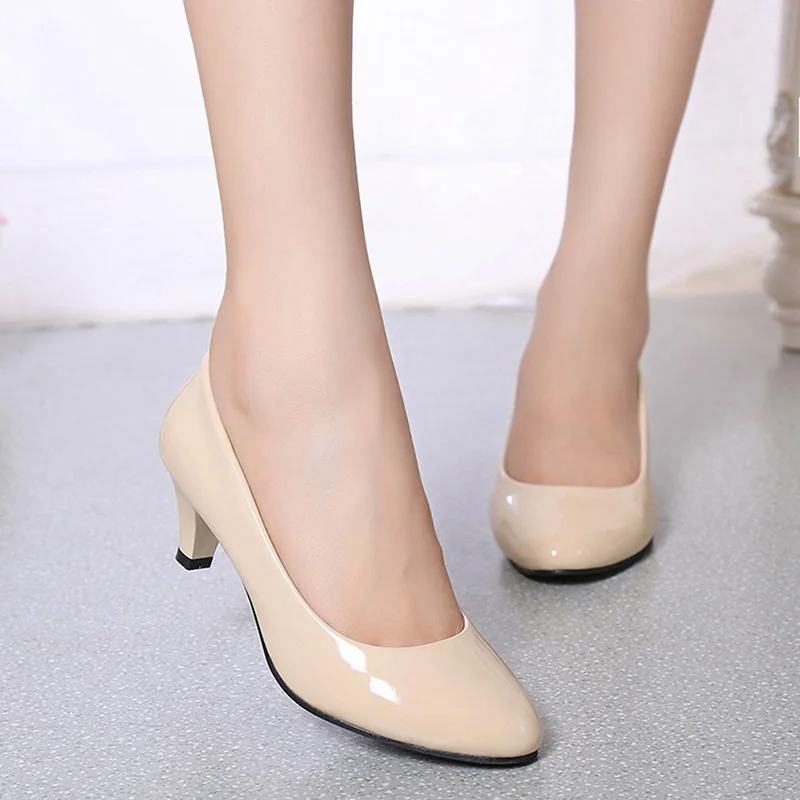 Female Pumps Nude Shallow Mout - Women'S Shoes Clogs 리뷰 및 가격