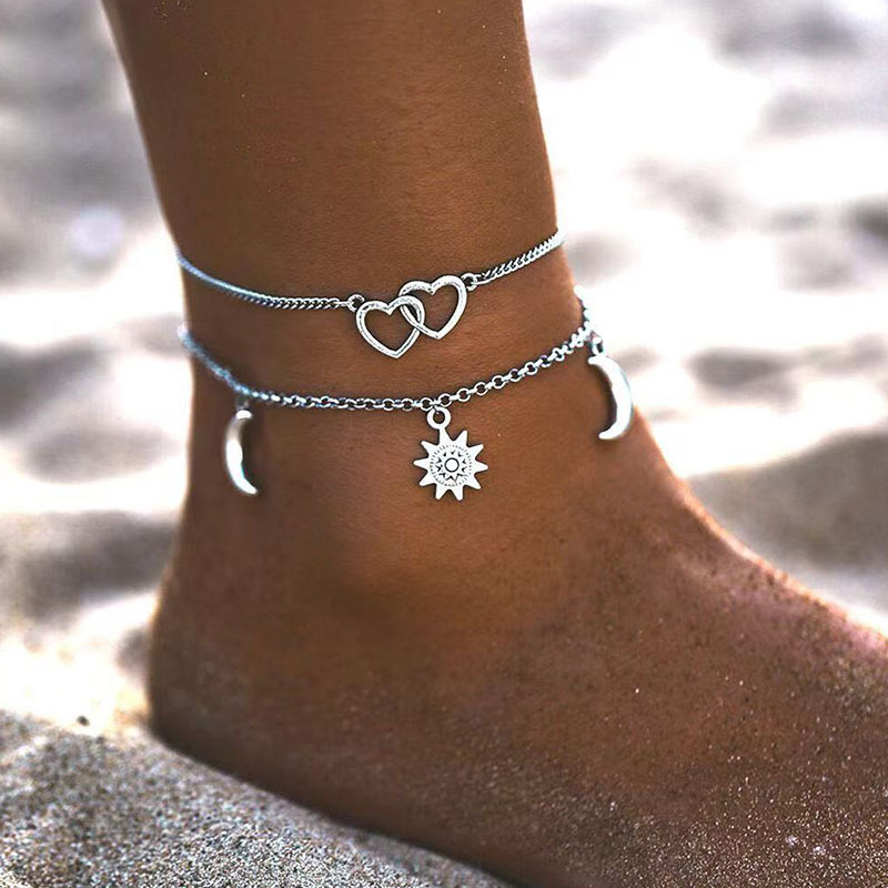 2025 Two layer Chain Heart sha - Gold Chain Sandal 리뷰 및 가격