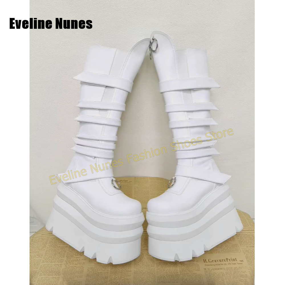 Bright Yellow Platform Knee Hi - Women'S Shoes Yellow 리뷰 및 가격