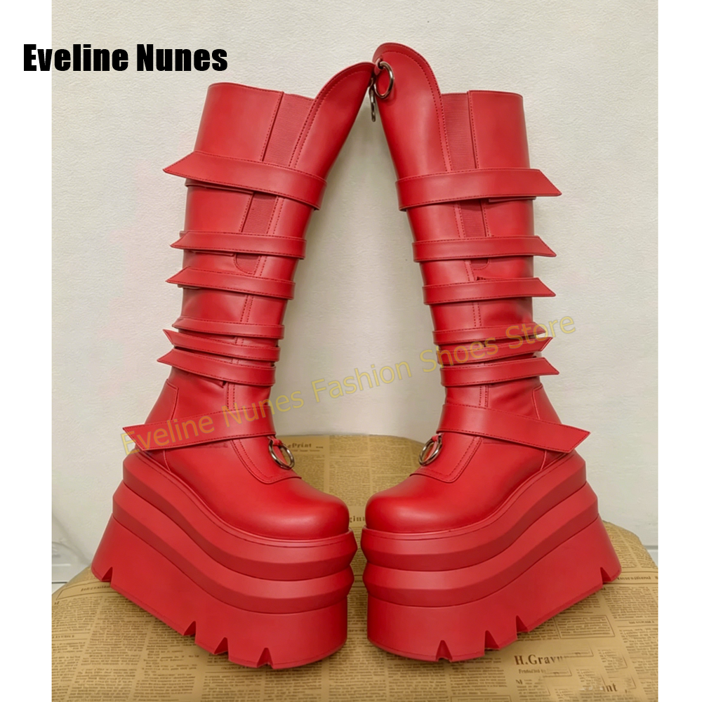 Bright Yellow Platform Knee Hi - Women'S Shoes Yellow 리뷰 및 가격
