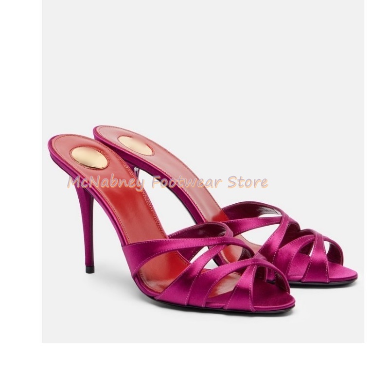 Pointed Stilettos Satin Fabric - Women'S Shoes Clogs 리뷰 및 가격