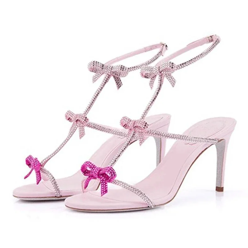 Aneikeh Elegant Silk Rhineston - Rhinestone Sandal Women 리뷰 및 가격