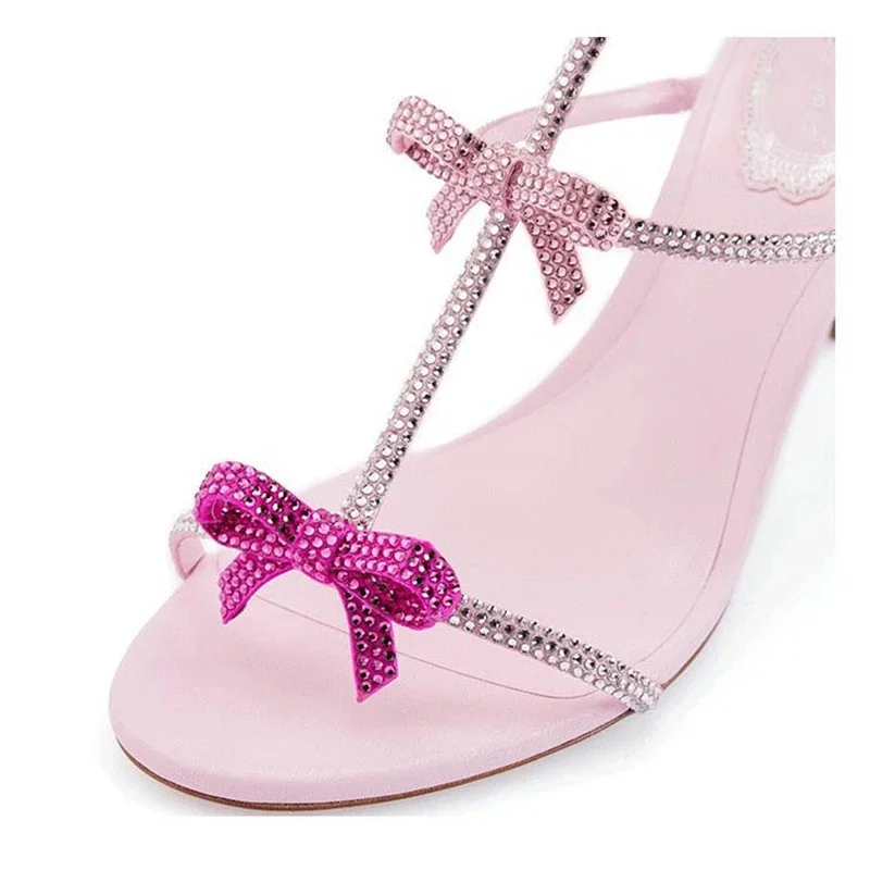 Aneikeh Elegant Silk Rhineston - Rhinestone Sandal Women 리뷰 및 가격