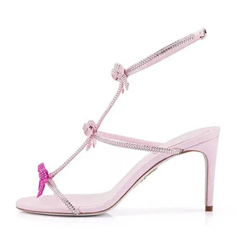 Aneikeh Elegant Silk Rhineston - Rhinestone Sandal Women 리뷰 및 가격
