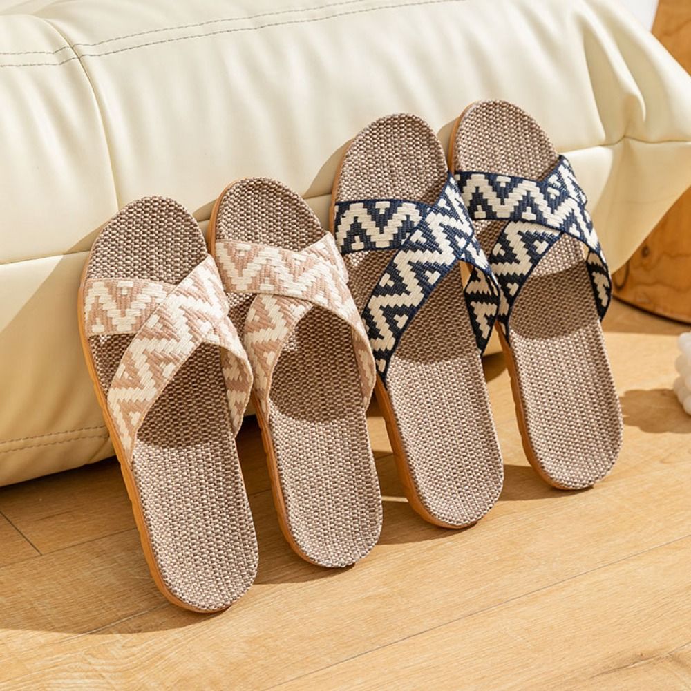 Fashion Ethnic Style Linen Cro - Women'S Shoes Non Slip 리뷰 및 가격