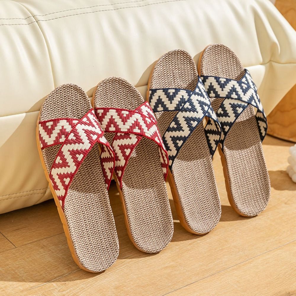 Fashion Ethnic Style Linen Cro - Women'S Shoes Non Slip 리뷰 및 가격